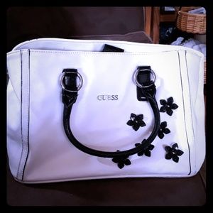 White Guess Purse